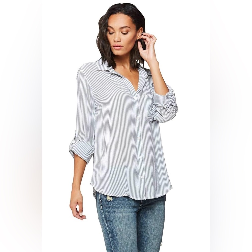 Velvet Heart Plus Striped button down